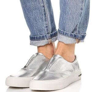 SEAVEES Women's Sunset Strip Platform Sneakers Shoes Casual - Silver - Size 6 B